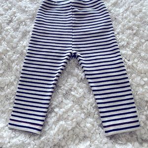 Peek Kids black/ivory stripe Leggings
